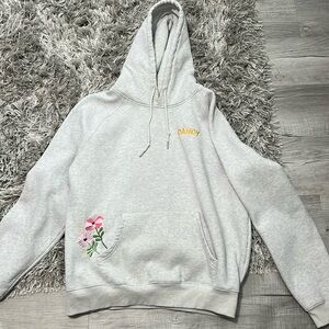 "Gift Giving" Oversized Lux Hoodie in Heather Gray